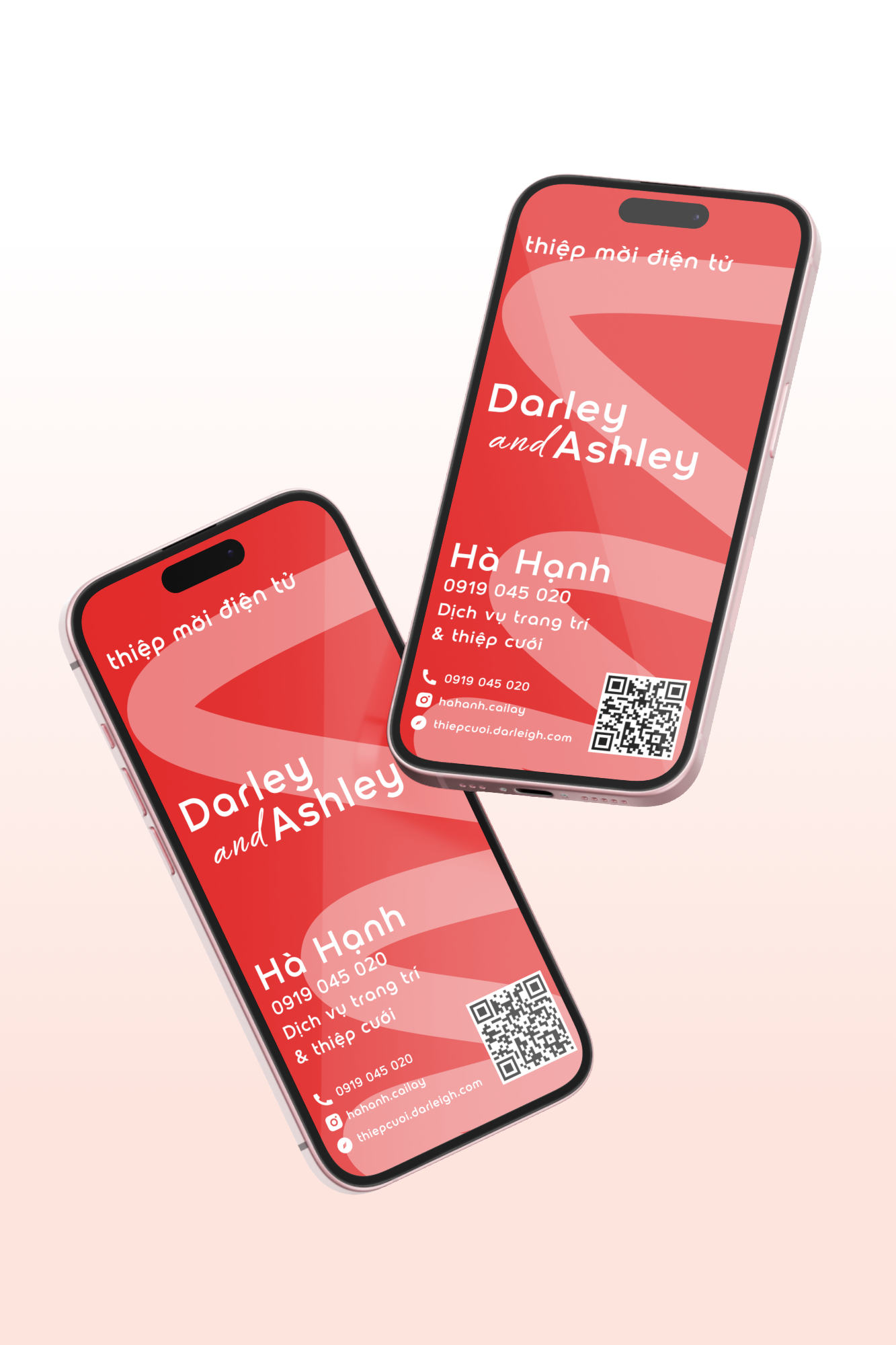 Thiệp mời điện tử Mockup
